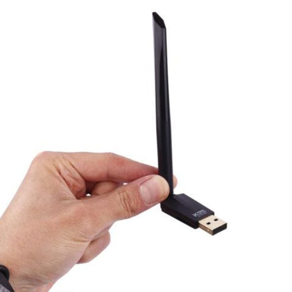 کارت شبکه USB بی سیم High Speed کی نت مدل 3DBi 300Mb به همراه آنتن